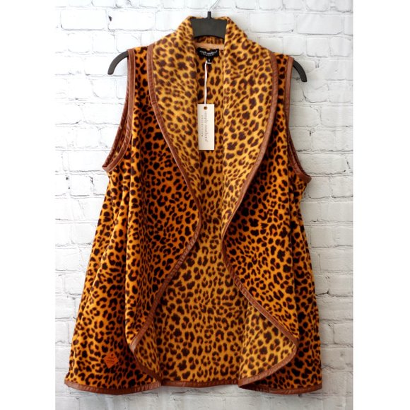 Simply Southern Vest Leopard - Picture 1 of 5
